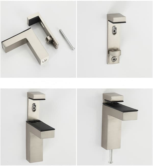 2 stk glassklemmer