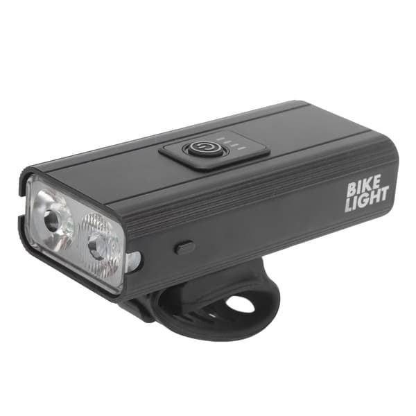 Sykkel frontlys USB oppladbar LED batteriindikator Vanntett sykkellys