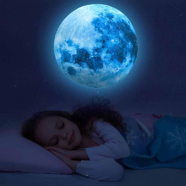 Dark Star Glow for Ceiling, Dark Star Glow and Moon Wall Sticker