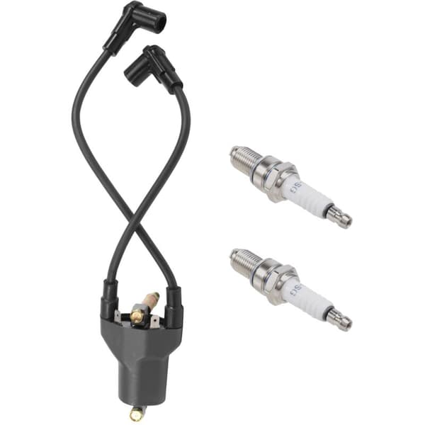 Ignition Coil and Spark Plug for 1991-2003 Golf Cart 4-Stroke Engine Gas Marathon 26652-G01 EPIGC103