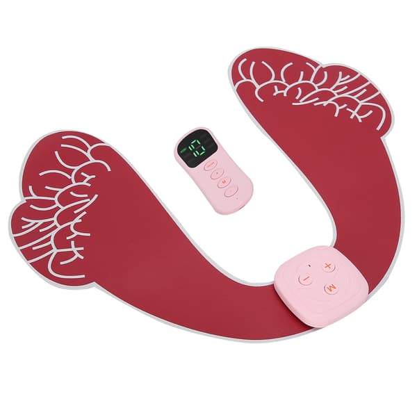 Electric Hip Trainer Remote Control Buttocks Stimulator Rechargeable Lifting Buttocks Toner Red
