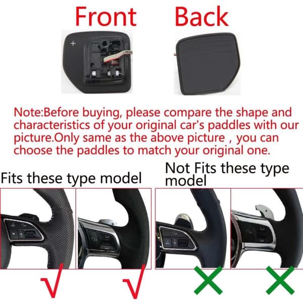 Par rattgirskiftere forlengelse for A1 S1/A3 S3 RS3/A4 S4 RS4/A5 S5/A6 S6/A7 S7/A8 S8 R8/Q3 SQ3/Q5