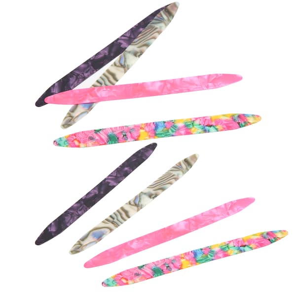 10 Pieces 0.71mm Oud Picks Celluloid Flexible Picks Replacement for Plucked Instruments