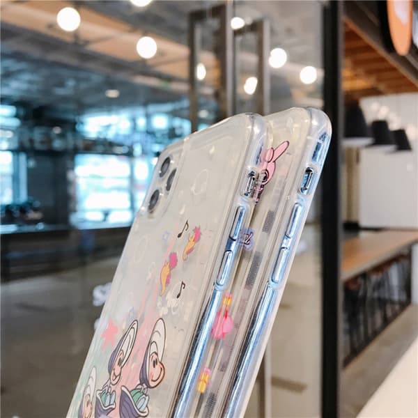 Liquid Glitter Phone Case Compatible with iPhone Dynamic Liquid Moving Sand TPU Flash Cover Case