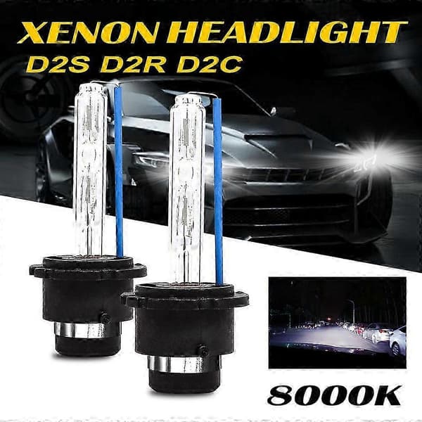 D2R/D2S/D2C 35W HID Erstatningspærer for Frontlykter (1 Par) BDT 8000K