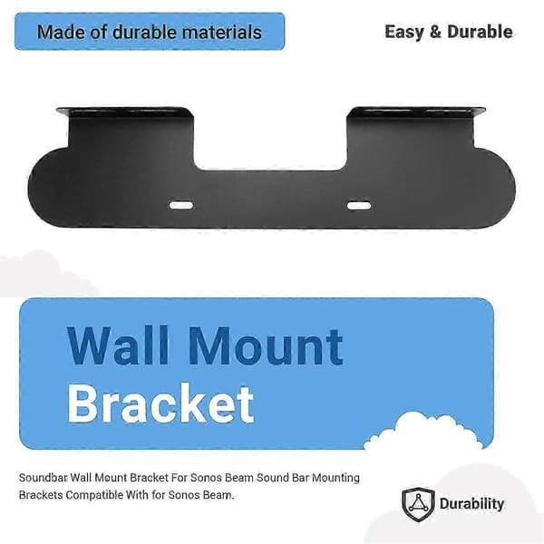Wall Mount for Sonos Beam Soundbar Brackets Compatible with for Sonos Beam Gen1 & Gen2 Sound
