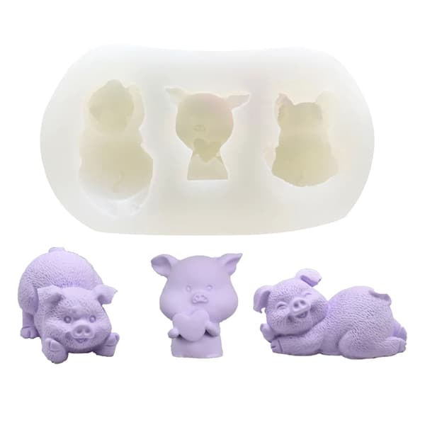 Gris Bakeform Sjokolade Gris Harpiksformer for Baking Dekor DIY Håndverk