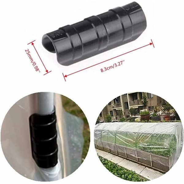 Pakke med 50 stk. 25 mm drivhusklemmer..DEBUNS