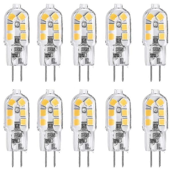 20W Halogenpærer Erstatning G4 Base 12 Volt G4 LED-pærer Pakke med 10