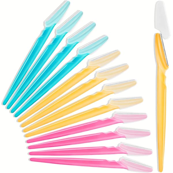 Eyebrow Razor, Multifunctional Exfoliating Dermaplaning Tool for Face, Facial and Eyebrow Shaper with Precision Cover