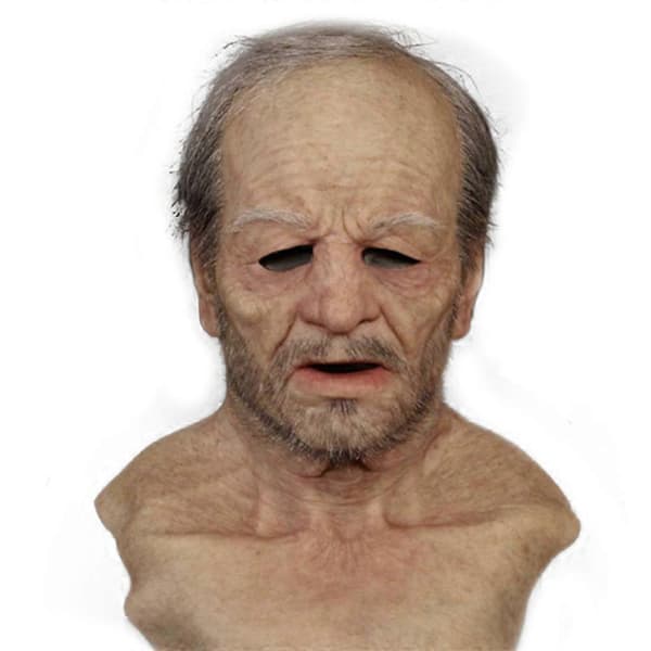 Innovative och underhållande Halloween-mask för äldre män - Perfekt för rollspel 1 st 1pc
