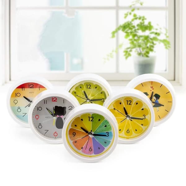 Creative Silent Alarm Clock - Bedroom Alarm Clock, Table Clock, Mini Alarm Clock