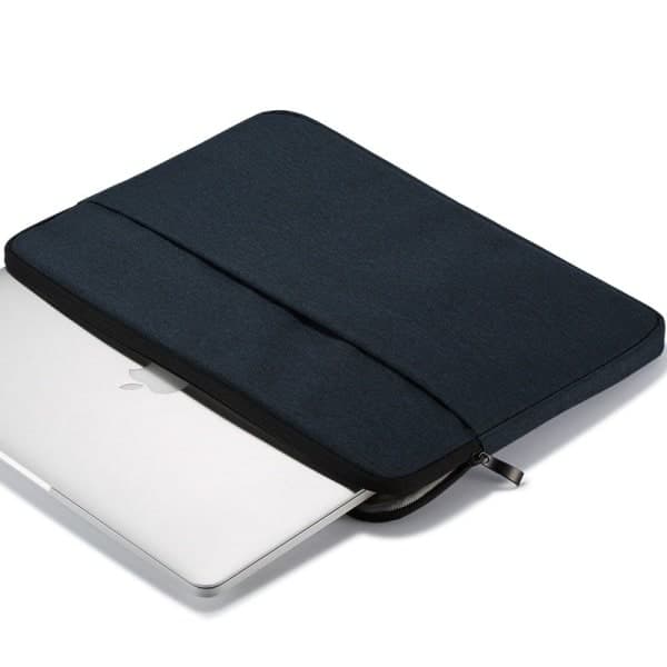 Laptop Sleeve 15,6 tommer, passer til MacBook Pro og Air - Sort, Marineblå
