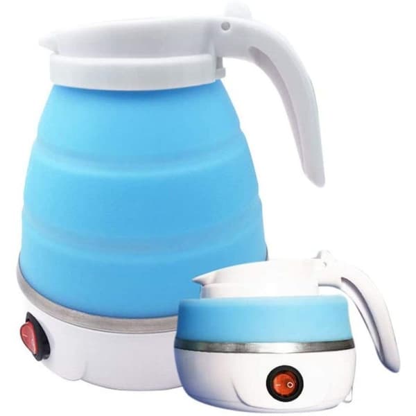 Foldable Kettle, Camping Cooker, Water Jug, Foldable Silicone Kettle KLB