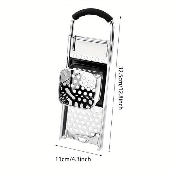 Premium Stainless Steel Spaetzle Maker with Comfort Grip, Traditional German Egg Noodle Machine