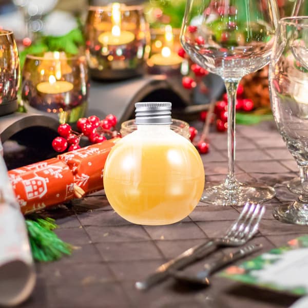24 stk. julegodterglas Saftflasker Opbevaring Transparent Beholder 24pcs