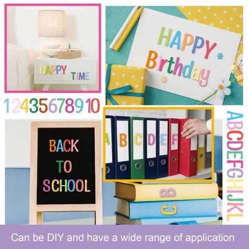 Alphabetical Wall Decals 2 \" Number Markers Classroom Home Decor
