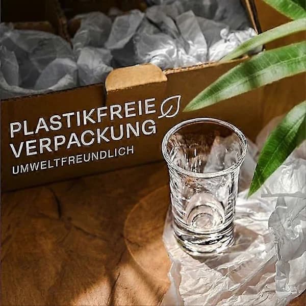 12 Shotglas 4cl - Diskmaskinssäker - Tjock, robust botten - för alla fester