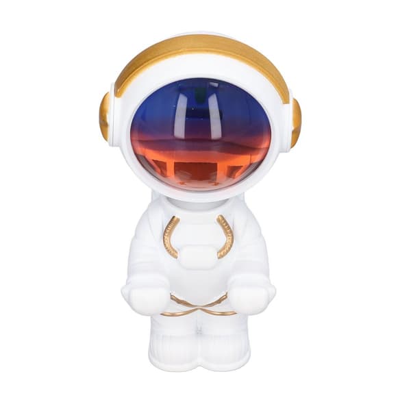 Astronaut solnedgangslampe, 360° roterende, USB-lading, trinnløs KLB
