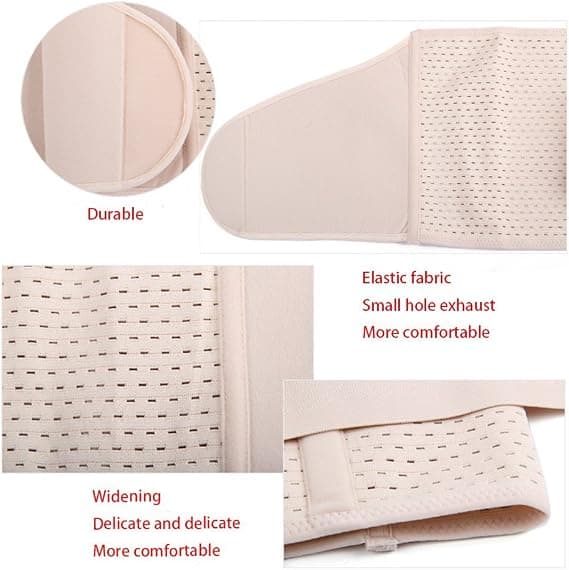 Elastiskt postpartum-bälte för kvinnor, 95 cm, justerbart, graviditetsbälte, midjestöd, bantningsbälte, bantningskorsett