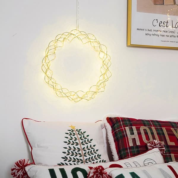 LED String Lights, Round Battery Operated String Lights for Home KLB