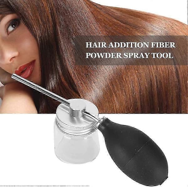 Hårfiber sprayflaske applikator til nem hårfortykkelse og styling