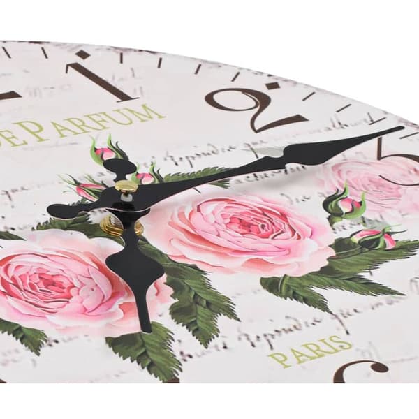 Vintage Veggklokke Blomst 30 cm