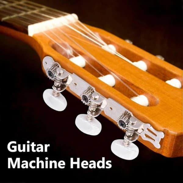 Guitar Tuning Pegs, Left/Right Tuner Set, String Tuning Keys, Replacement Parts for Classical Guitar (FMY)