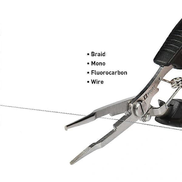 [PL】Small Fishing Pliers Scissors Braid Line Cutter Lightweight Stainless