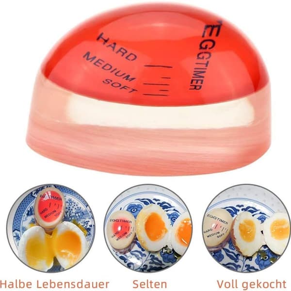 Eggtimer, 2 stk kokende eggtimer Velg modenhetsgraden på eggene i henhold til temperatur KLB