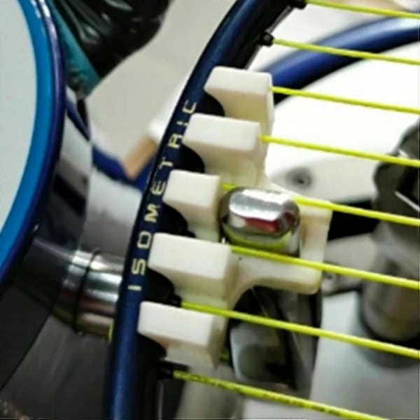 4 pcs Badminton Racket Stringing Machine Tools Rackets Pressure Reducer Load Spreader Adapter Attachment Black and White