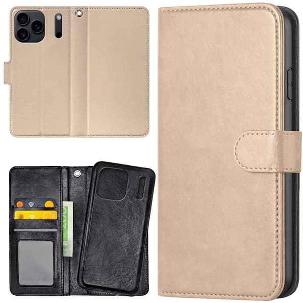 iPhone 17 Pro Max - Lommebokveske/deksel Beige 150