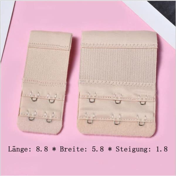 BH-förlängare, mjuk elastisk, 2x3 krokar