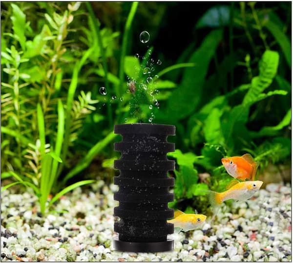 Dobbelt Svamp Luftpumpefilter, Dobbelt Svampefilter til Akvarium