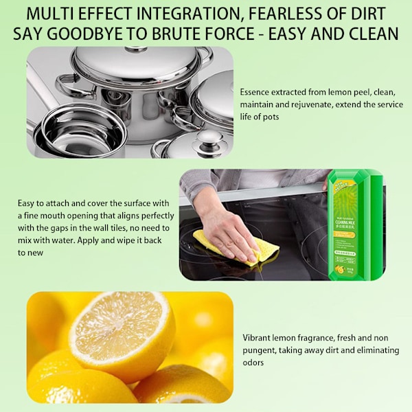 Powerful Multifunctional Cleaning All-Purpose Multi-Surface Cream Cleaner Lasting Effect Foam Cleaning Spray 2pcs 2pcs