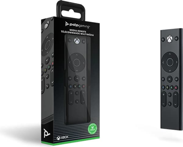 PDP media remote control black