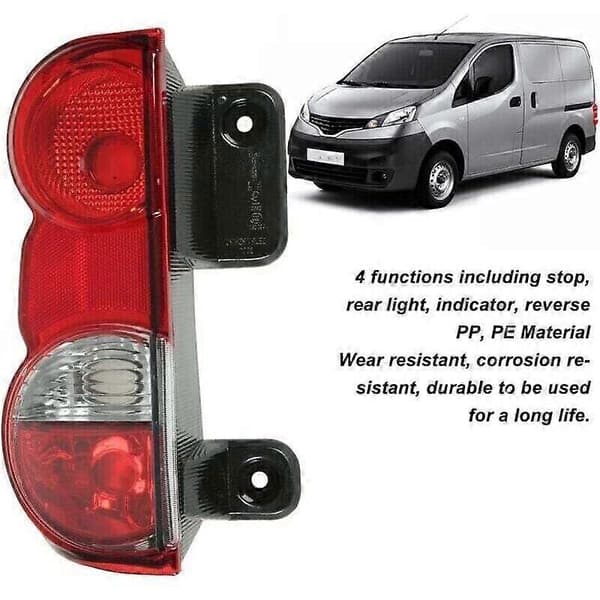 Rear Brake Light. Left Tail Light. Quick Response 26550 JX00a Replacement Tail Light for NV200 2009-2021 (Left Tail Light)