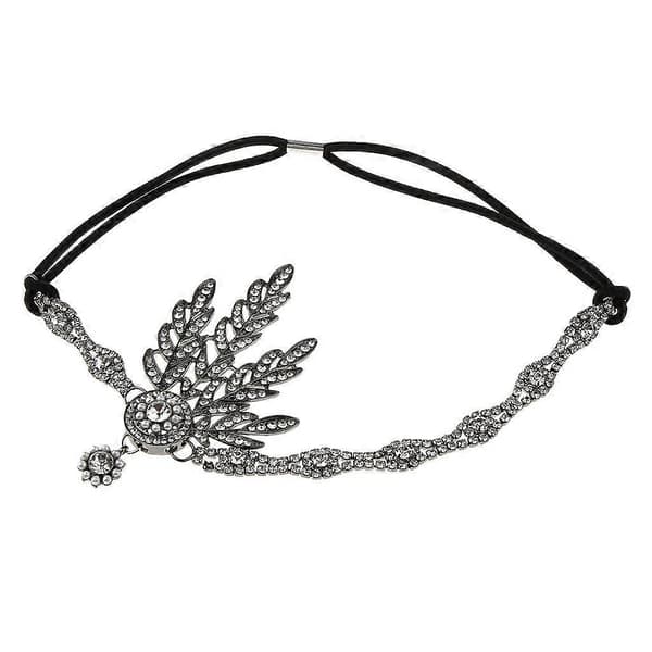 2x 1920-luvun Flapper-panta, päähine, asuste