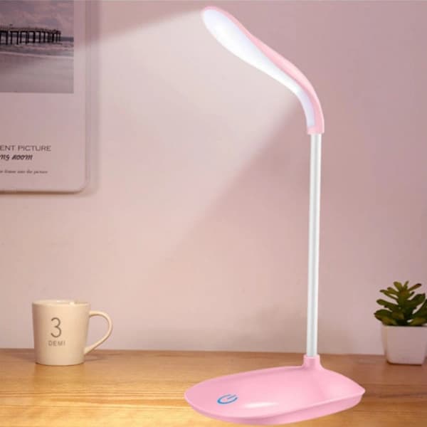 LED Skrivebordslampe Leselampe HVIT hvit