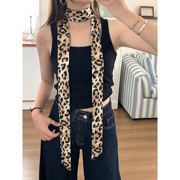 Solid Long Scarf Pure Slim Scarf Tie Handbag Wrap Handle Satin Belt