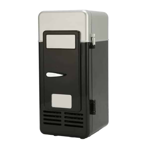 USB Cooler Insulated Cooling Small Portable Low Decibel Energy Saving Semiconductor Refrigerator Cooler for Car Black