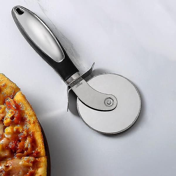 Pizzaskärare Pizzaskärare Rostfritt Stål Hjul Rund Pizzaskärare Vaggande Pizzaskärare Hjul