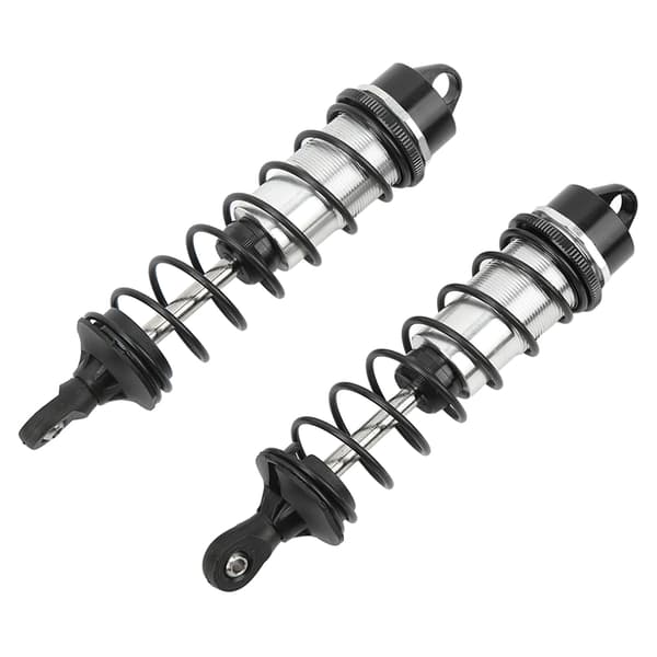 Et par RC frontstøddæmpere aluminiumslegering høj elasticitet RC frontfjederdæmper til ARRMA 1/7 sort