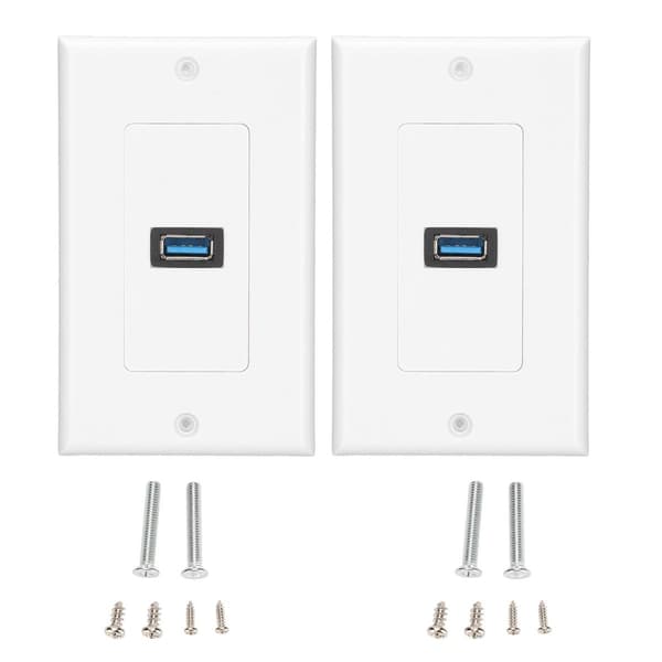 USB 3.0 vegguttak hurtiglading dobbelport USB3.0 KLB