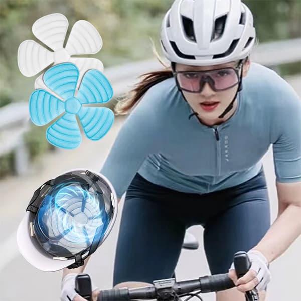 Køleplade til hat, genanvendelig, langvarig køling, ridehjelme, ispose til udendørs sport Blå Blue
