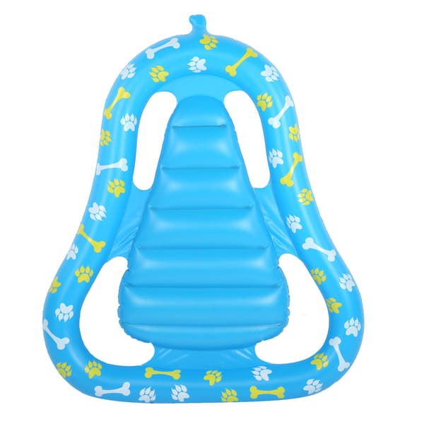 Pet Floating Row PVC Thicken Summer Dog Pool Float Inflatable Raft Pet Water Play Tool