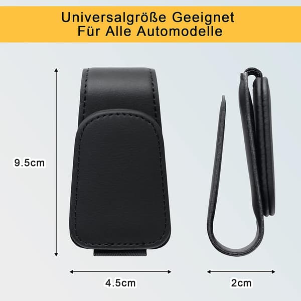 Solbrilleholder til bil, Solbrilleholder til bil, Universal Solbrilleholder