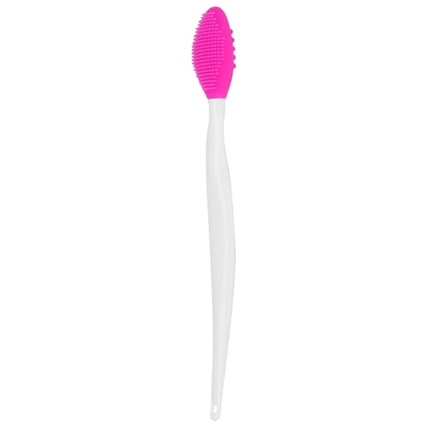 Soft Silicone Nose Cleaning Brush Deep Cleansing Double-Sided Exfoliating Lip Brush Rose Red