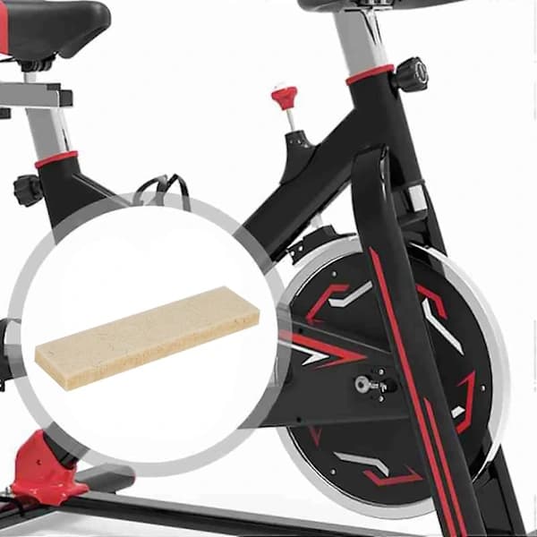 Motionscykel Bremseklods Uldfilt Modstandspude til Cykel Bremseklods Reservedel