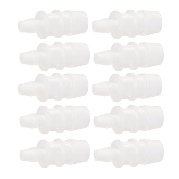 10 stk. Slangenippelreduktion PP Akvarium Luftpumpeadapter til Silikoneslangeforbindelse 7.9-15.8